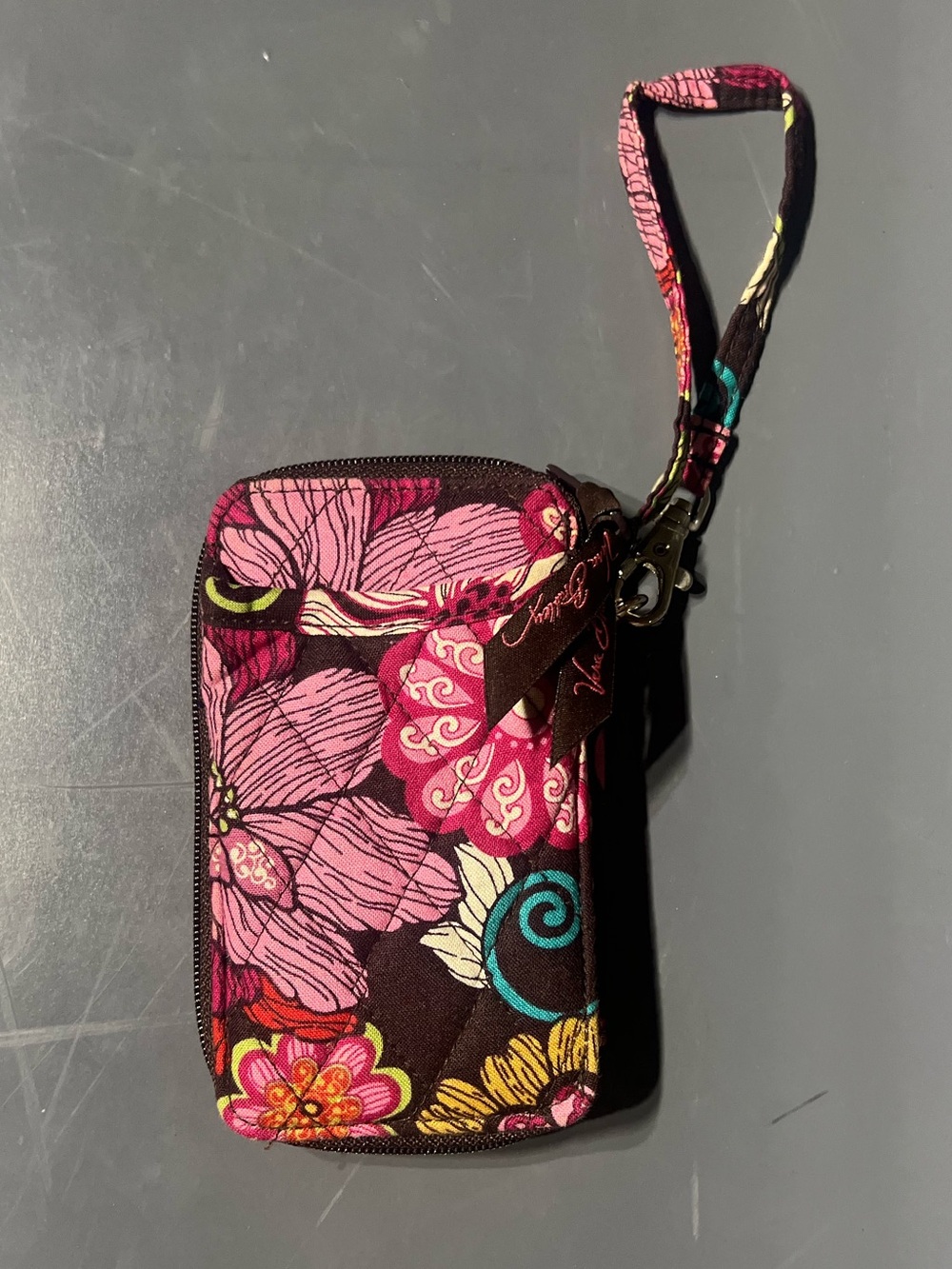 Vera Bradley Floral Quilted Wristlet